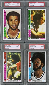 1976 Topps Basketball PSA MINT 9 Completely Graded Set of 144 Cards (with 3 PSA 8) #6 on PSA Registry